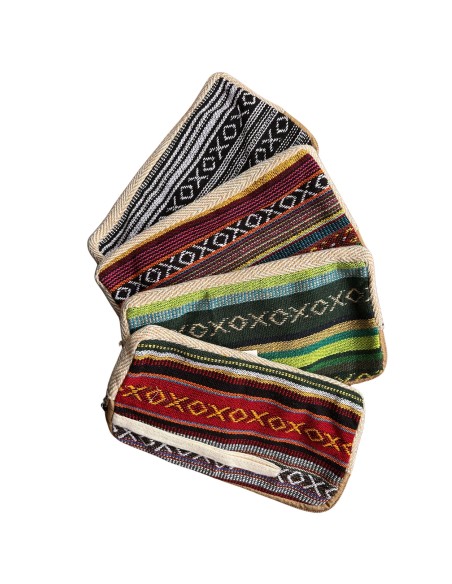 Pochette zippée en chanvre pour téléphone – Modèles assortis