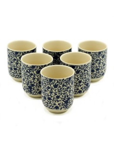Tasses à thé – Motif bleu
