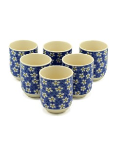 Tasses à thé – Marguerites bleues