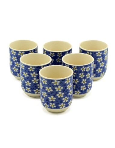 Tasses à thé – Marguerites bleues