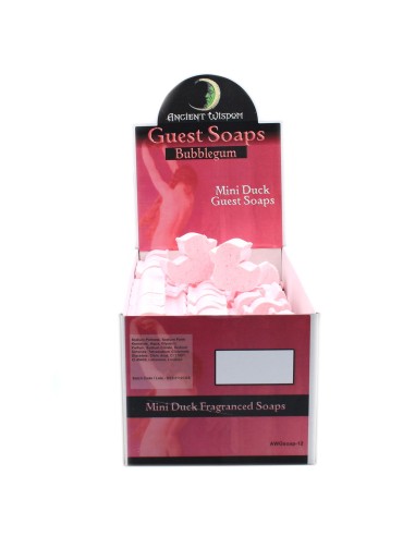 Savon invité – Canard rose chewing-gum