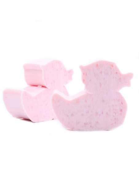 Savon invité – Canard rose chewing-gum