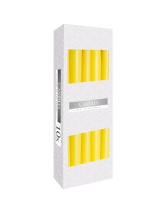 Bougies coniques – Jaune
