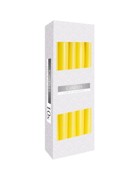 Bougies coniques – Jaune