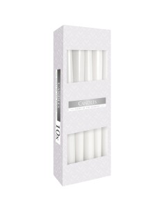 Bougies coniques – Blanc