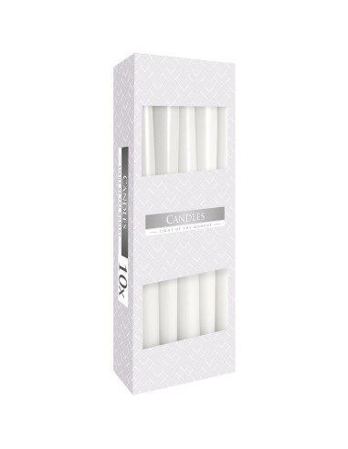 Bougies coniques – Blanc