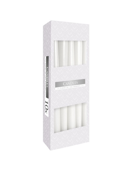 Bougies coniques – Blanc