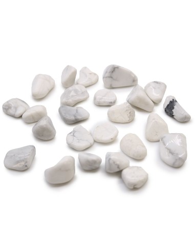 Petites pierres africaines – Howlite blanche magnésite