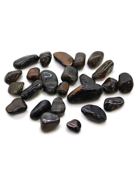 Petites pierres africaines – Œil de tigre bleu