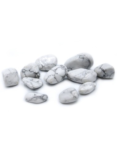 Pierres roulées grandes – Howlite