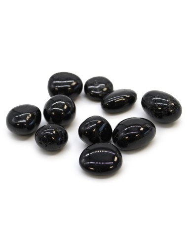 Pierres roulées grandes – Tourmaline noire