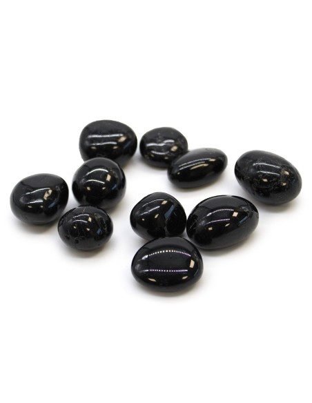 Pierres roulées grandes – Tourmaline noire
