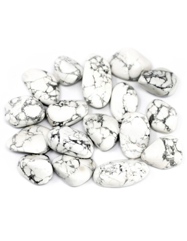 Pierre africaine en howlite blanche – Paix zen