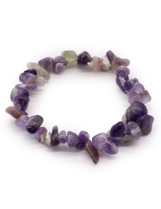 Bracelet fragments d’améthyste – Sérénité