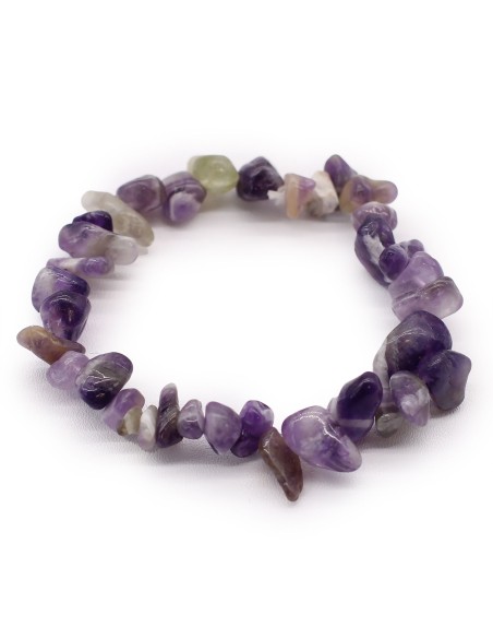 Bracelet fragments d’améthyste – Sérénité
