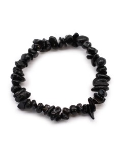 Bracelet fragments d’agate noire – Protection
