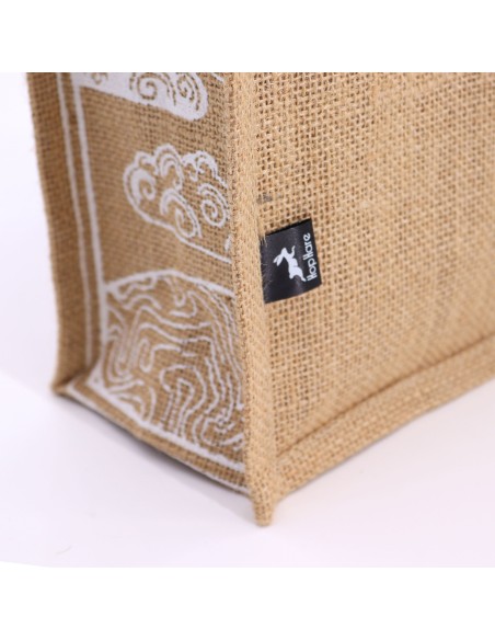 Grand sac en jute Hop Hare – «?Je suis magique?»