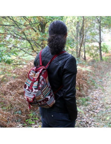 Sac à dos jacquard – Chocolat