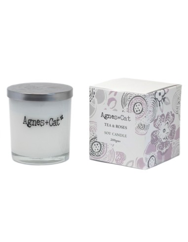 Bougie votive parfumée – Thé & roses zen