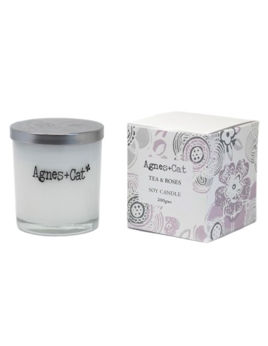 Bougie votive parfumée – Thé & roses zen
