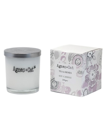 Bougie votive parfumée – Thé & roses zen