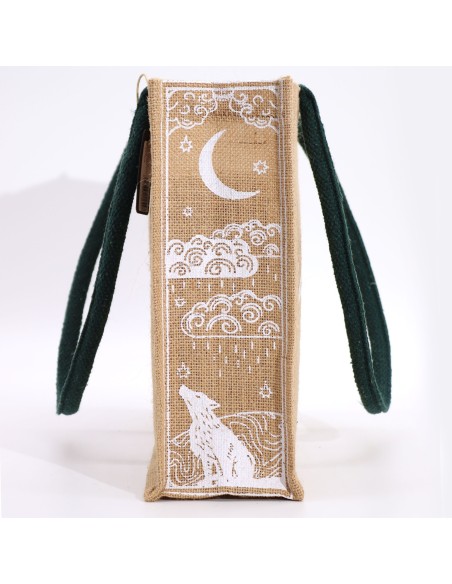 Grand sac en jute Hop Hare – «?Je suis puissante?»