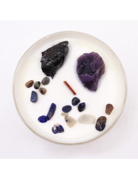 Bougie cristal chakra – Plexus solaire