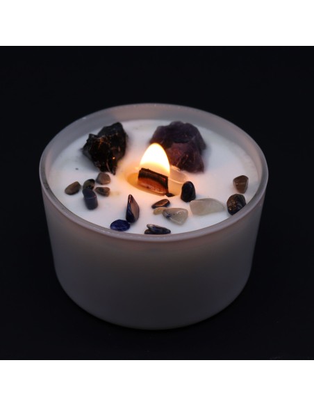 Bougie cristal chakra – Plexus solaire