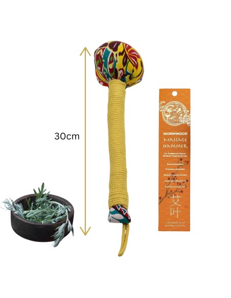 Marteau de massage à l’armoise – Citron zen