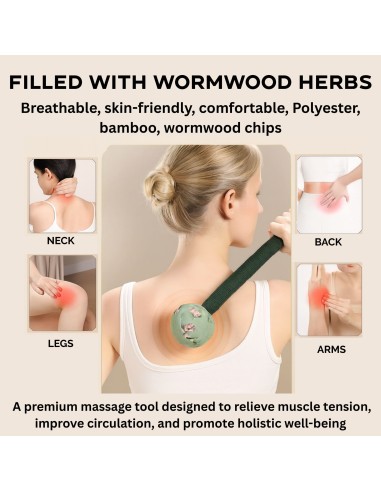 Marteau de massage à l’armoise – Citron zen