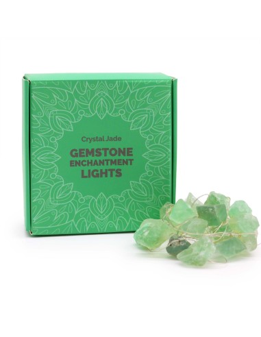 Guirlande lumineuse – Pierres de jade cristal