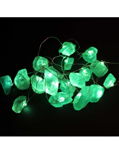 Guirlande lumineuse – Pierres de jade cristal