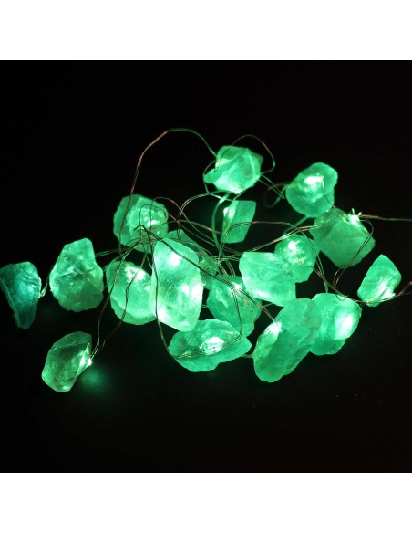 Guirlande lumineuse – Pierres de jade cristal