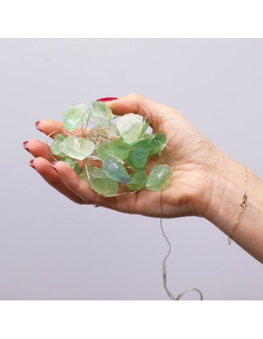 Guirlande lumineuse – Pierres de jade cristal