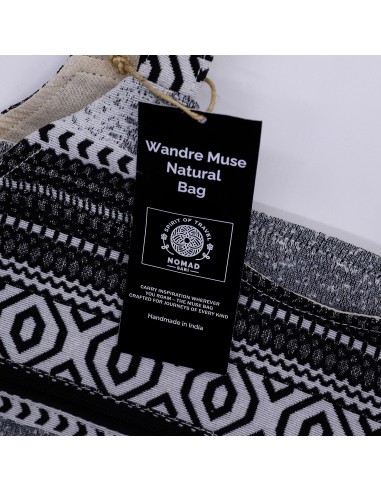 Sac jacquard naturel – Caravane urbaine «?Wander Muse?»