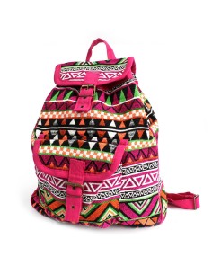 Sac à dos jacquard – Rose doux