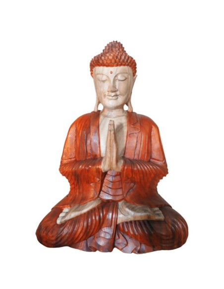 Statue de Bouddha sculptée main – Accueil serein