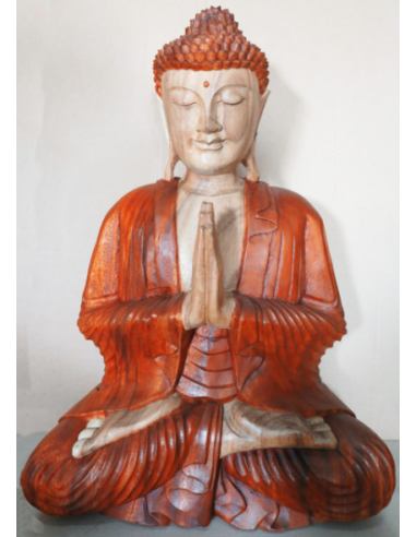 Statue de Bouddha sculptée main – Accueil serein