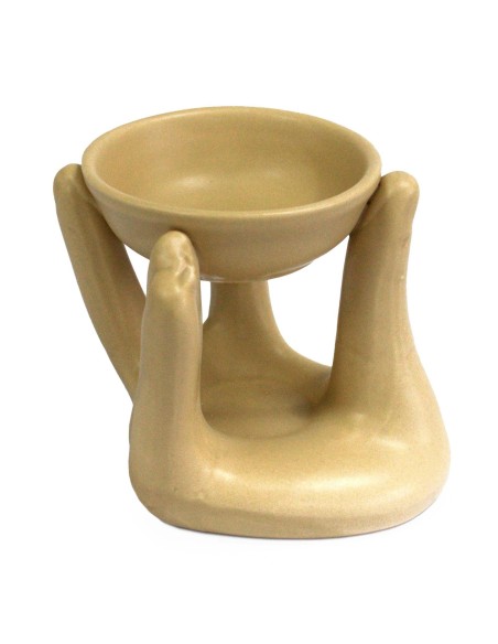 Brûle-parfum décoratif – Main brune zen