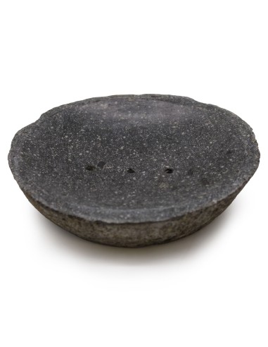 Porte-savon naturel en pierre de rivière