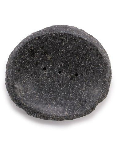 Porte-savon naturel en pierre de rivière