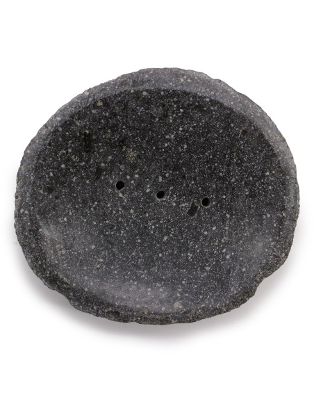 Porte-savon naturel en pierre de rivière