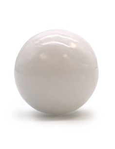 Sphère en sélénite – Pureté zen