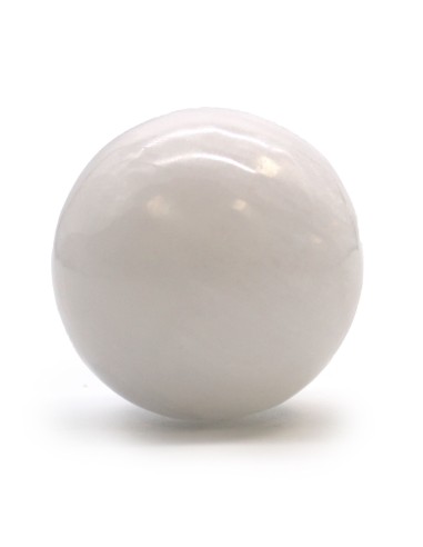 Sphère en sélénite – Pureté zen