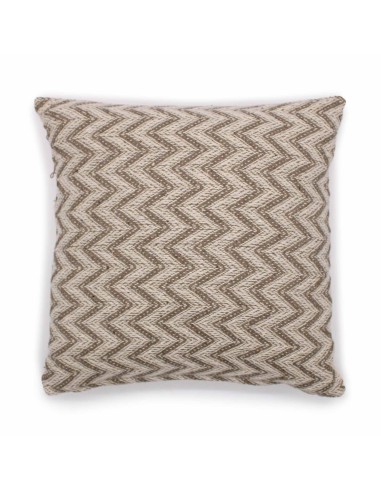 Housse de coussin graphique – Chevron large gris