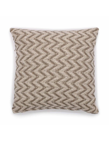 Housse de coussin graphique – Chevron large gris