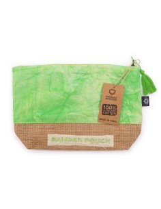 Trousse de toilette stonewashed – Mère Terre verte