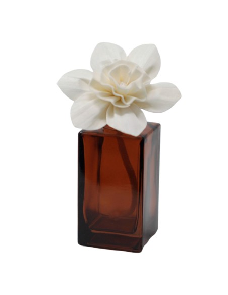 Diffuseur décoratif à fleurs naturelles – Lys grand sur corde