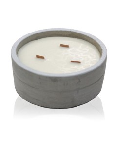 Bougie ronde décorative – Vanille & orange écrasée