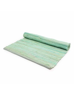 Tapis indien moyen tissé main 90×150 cm - Vert